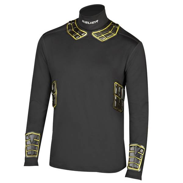 Нательное белье (майка с длинным рукавом) BAUER ELITE PADDED INTEGRATED NECK JR
