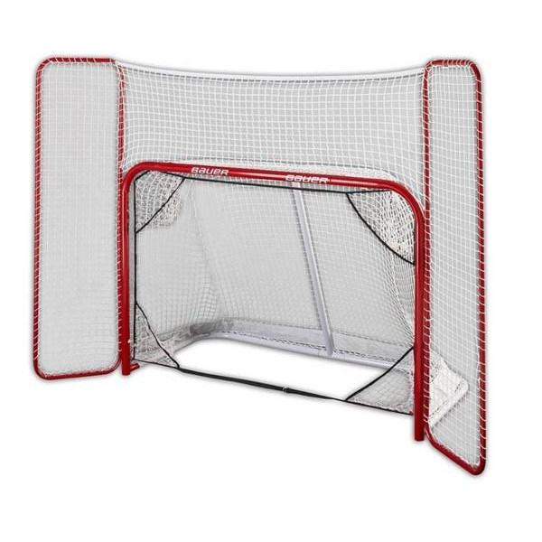 Ворота BAUER HOCKEY GOAL WITH BACKSTOP 6' X 4'