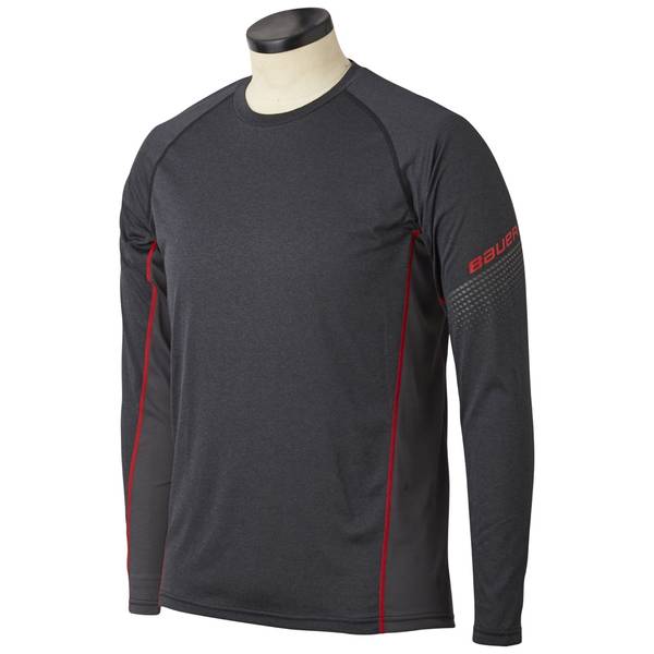 Нательное белье (майка с длинным рукавом) BAUER S19 ESSENTL LS BL TOP SR